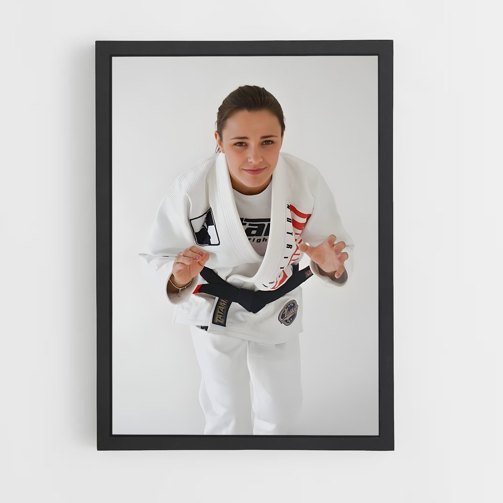 Poster Force et Sérénité – affiche Jiu-jitsu brésilien (vue 2)